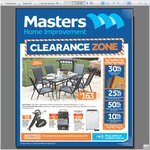 Masters Nova Outdoor Table + 6 Chairs Set $163