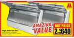 2 x MechPro High Side Ute Boxes - 820 x 550 x 1430mm - $640 Instore @ Repco