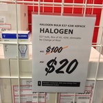 20 G9 Lightbulbs for $10 (Was $69.90) @ Ikea Springvale Vic