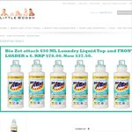 Bio Zet Attack 650ml Laundry Liquid Top & Front Loader X 6 for $37.5 DELIVERED ($6.25 Each)