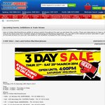 Hare & Forbes Machinery House 3 Day Sale on Now until - 29/03/2014 Everything on Sale