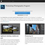 Adobe Creative Cloud — Photoshop & Lightroom $9.99/M (Normally $19.99)