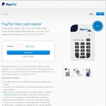 PayPal Here Card Reader $99 (Normal Retail $139)