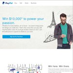 Win $10,000 to Power Your Passion from PayPal