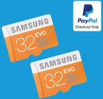 Samsung EVO 32GB Class 10 MicroSD $29 for 2 (Free Shipping) at Mwave