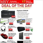 MSY Weekend Deals - Fri - Sun - Razer Kraken $49, 25" IPS $219, Gigabyte Mech KB $109, more