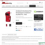 Australia Standard Breathalyser - Andatech AL6000 PRO Red $99.95 Shipped - RRP $189 @ Master Shop