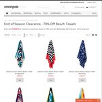 70% off Beach Towels @ Canningvale Prices from $11.99