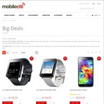 LG G Watch Black $109, Galaxy S5 $599 (Au Stock) Pickup or Free Shipping @ Mobileciti