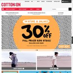 CottonOn: Nothing over $15 on All Sale Stock. Online Only