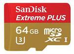 SanDisk Extreme Plus 64GB MicroSDXC Class 10/U1 Memory Card - US $40.10 Shipped @ Amazon