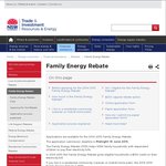$150 Rebate on Electricity Bill for Families Who Receive FTB A/B and Are NSW Residents