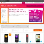 10% off All Pre-Paid Mobiles on Telstra Website
