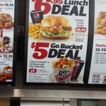 KFC - $6.95 Reg Chips & Reg Drink + Double Crunch Burger or $5 Go Bucket Deal (WA)