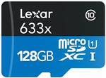 Lexar High-Performance 128GB MicroSDXC 633x - US $49.04 Shipped (~AU $69.72) @ Amazon
