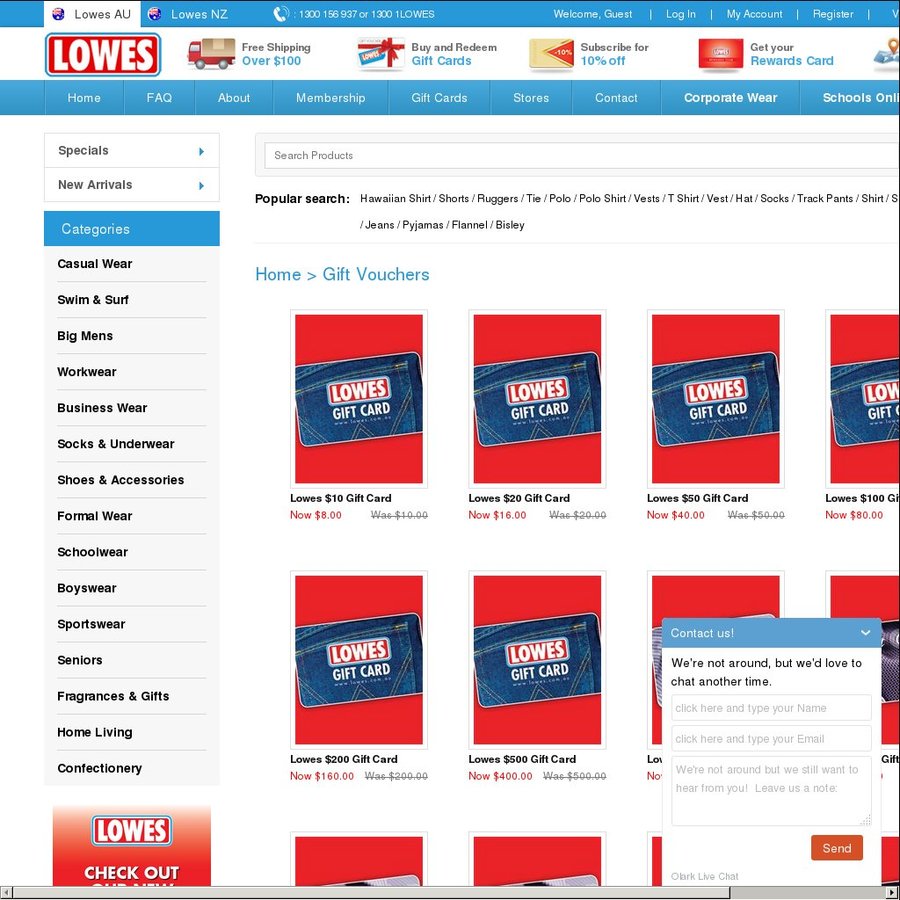 Lowes 20 Off Gift Cards Online Only OzBargain   253435x 