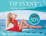 50% off All Laser Hair Removal & Skin Treatment Packages at Australian Clinics (Fountain Gate VIC)