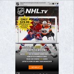 NHL.tv Mid Season Price Drop Special Offer $29.99 USD (~$39AUD)