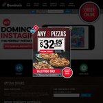Domino's - Buy One Get One Free Pizza (Traditional Only)