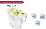 BRITA Navelia or Fjord Water Filter Jug with 4 MAXTRA Filters $35 Delivered @ Brita Via Groupon