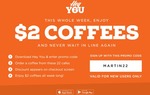 $2 Coffee in Sydney CBD via Hey You App (New Users)