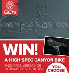 Win a Canyon CF SLX 8.0 Disc Bicycle (Endurace/Aeroad/Ultimate) Worth Up to $6,199 from Global Cycling Network