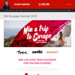 Win 1 of 6 Topdeck/Contiki/Busabout Tours in Europe for 2 Worth Up to $5,398 from Flight Centre