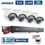 ANNKE 4MP 4CH HD POE Security Camera System with 4x 4MP Bullet Cameras with 1TB HDD $722 Was $829.99 + Free Shipping @TecShack