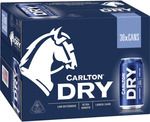 Carlton Dry Block (30) 330ml Cans $45 @ BWS