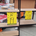 [NSW] Tier Shelving Unit $19 + Worbench $59 - Clearance @ Bunnings Shellharbour 