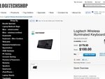 Logitech Wireless Illuminated Keyboard K800 $100 Delivered from Logitechshop [Expired]