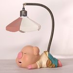 Japanese Resin Craft Cartoon Desktop Decoration Pig Night Lamp US $2.99 (AU $3.91) Shipped @ Gamiss