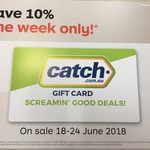 10% off Catch Gift Cards @ Australia Post [In-Store Only]