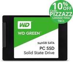 Western Digital WD Green 240GB 2.5" SATA Internal SSD $52.20 (Free Shipping for Plus Members) @ PCmeal eBay