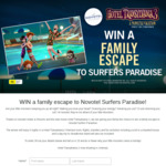 Win a Family Escape to Surfers Paradise Worth $8,770 from Seven Network
