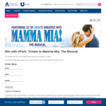 Win Tickets for You and a Friend to 'Mamma Mia: The Musical' at Adelaide Festival Centre from Upark [No Travel]