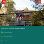 [TAS] Free 18 Month Tasmanian Resident Adventure Pass @ Tahune Adventures
