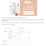 Win a LUMA Summer Beauty Pack Worth $156.75 from Seven Network