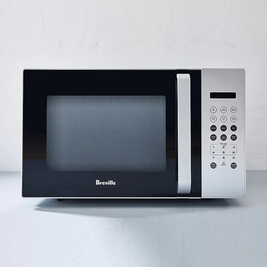 Breville 30L Silver Microwave Oven - The Quick & Simple BMO120SIL $135