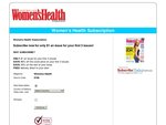 $3 for Your First 3 Issues "Women's Health" Subscription