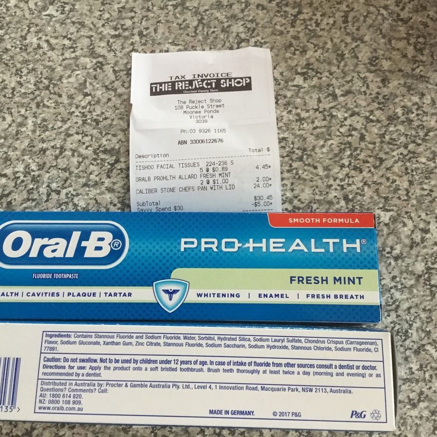 oral b toothpaste expiry date