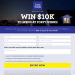 Win a $10,000 Forty Winks Voucher from Southern Cross Austereo [NSW/QLD/SA/VIC/WA]