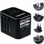 Universal Travel Adapter with 2.4a 4-Port USB for USA EU UK AUS $15.99 + Post (Free with Prime/ $49 Spend) @ TendakDirect Amazon