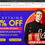 50% off Everything + Free Shipping + Extra $8 Rebate with Purchase of $80+ @ Giordano Online Store