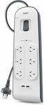 Belkin 6 Outlet 2 USB Surge Protector Powerboard $27 + Delivery (Free with Prime/ $49 Spend) @ Amazon AU