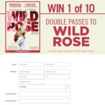 Win 1 of 10 Double Passes to Wild Rose Worth $40 from Seven Network