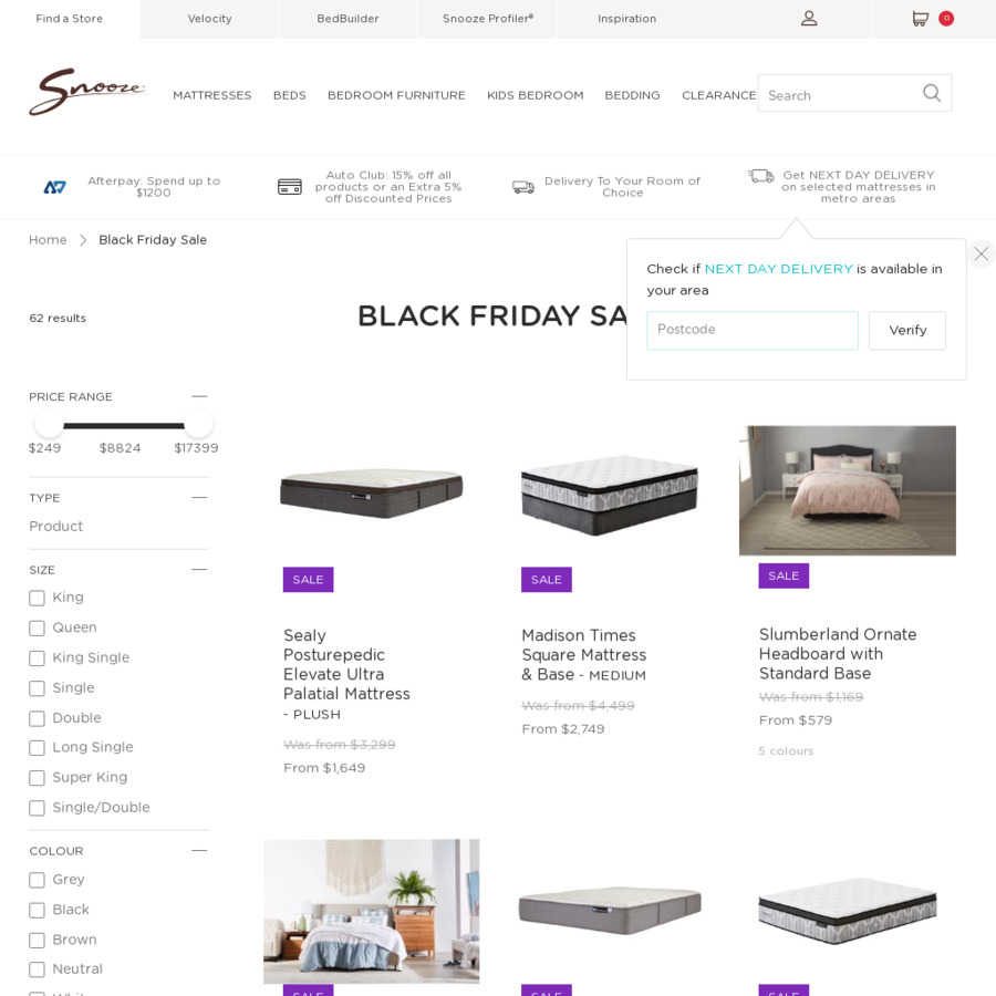 Black Friday Sale 50 off Selected Mattresses & Slumberland Bed