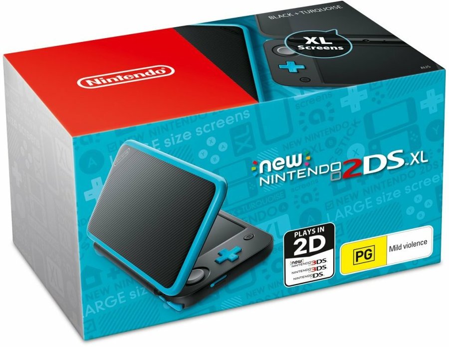  New Nintendo 2DS XL Console Black Blue 99 Delivered Amazon AU 