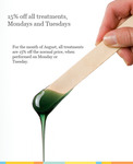 15% off Beauty Treatments on Mondays & Tuesdays, for August 2011 at Beauty Grace