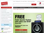 Free TDK iCubic Speaker System (Vauled $69) with Order of over $150 at Staples.com.au